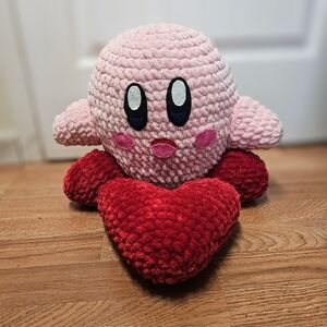 Large Crochet Kirby Plush